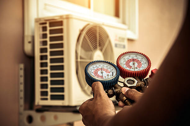 Professional Hvac Maintenance technician working in New Richmond, WI